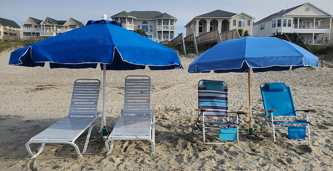 Ocean Isle Sunset Beach Equipment Rentals NC Ubmrellas