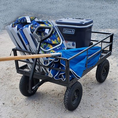 Loaded Beach Cart